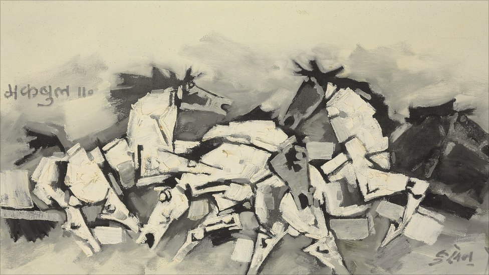 The Horse that Looked Back - Abstract Paintings of M.F. Husain